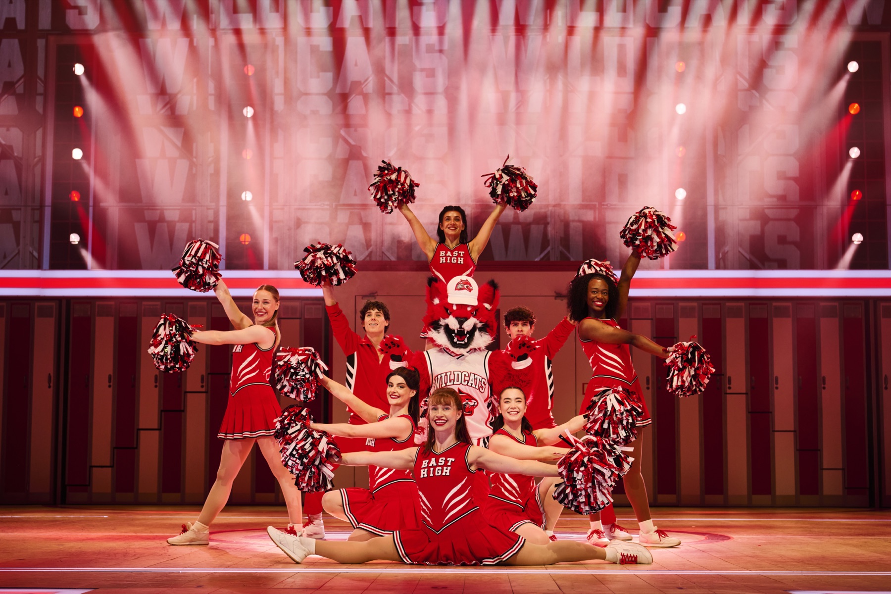 The company in High School Musical (photo: Matt Crockett)