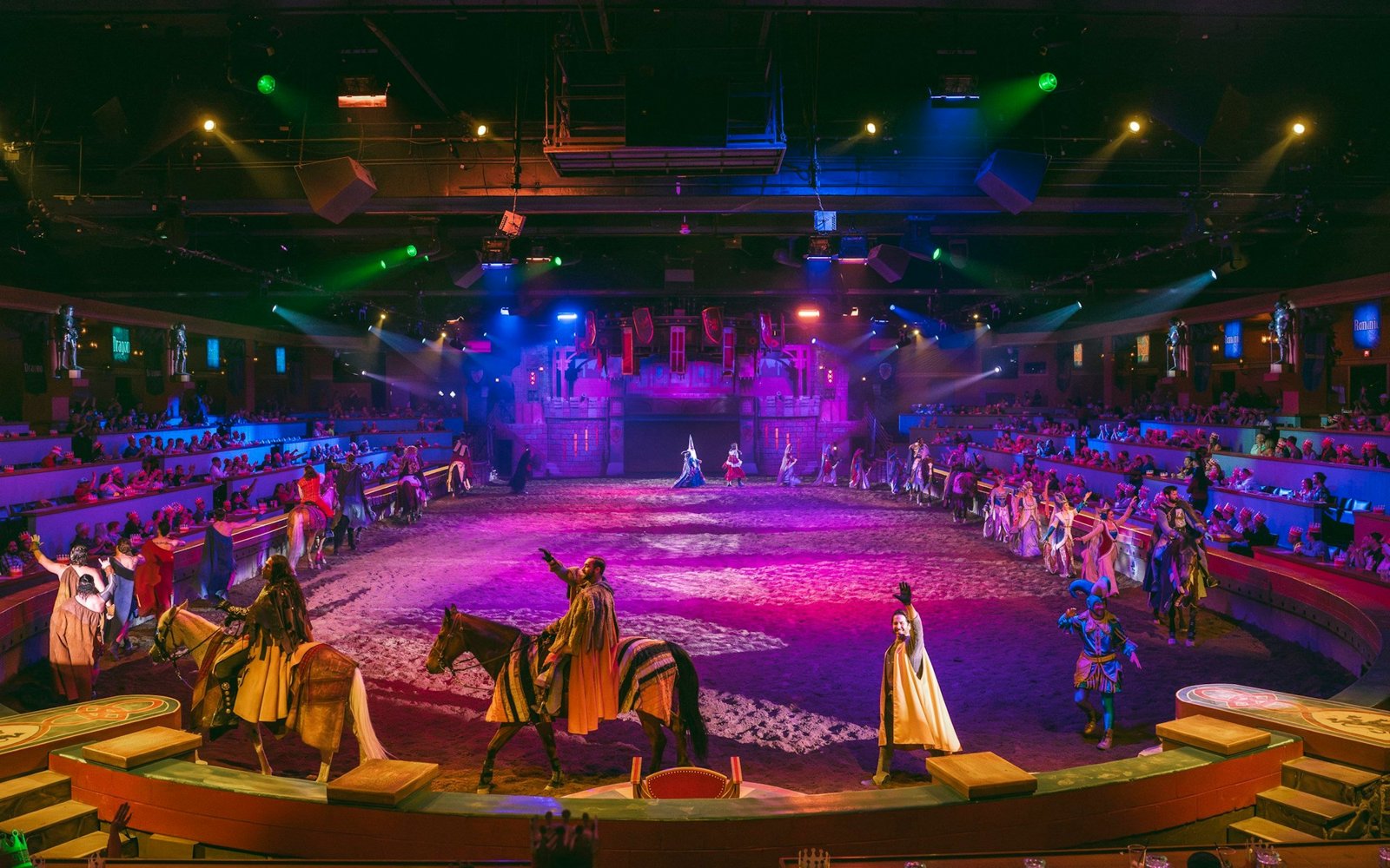 Tournament of Kings visitor view at Excalibur Hotel & Casino