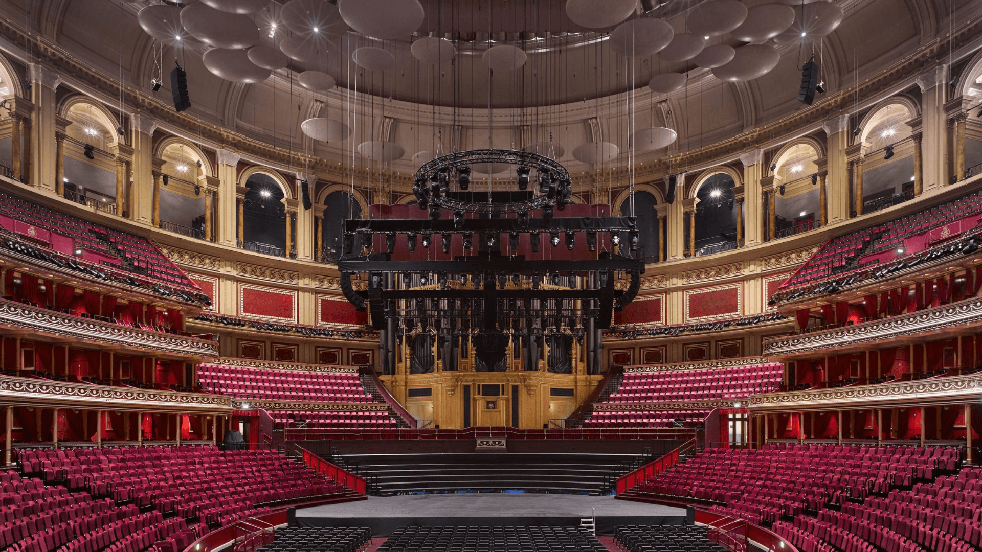 Inside Royal Albert Hall — view 1