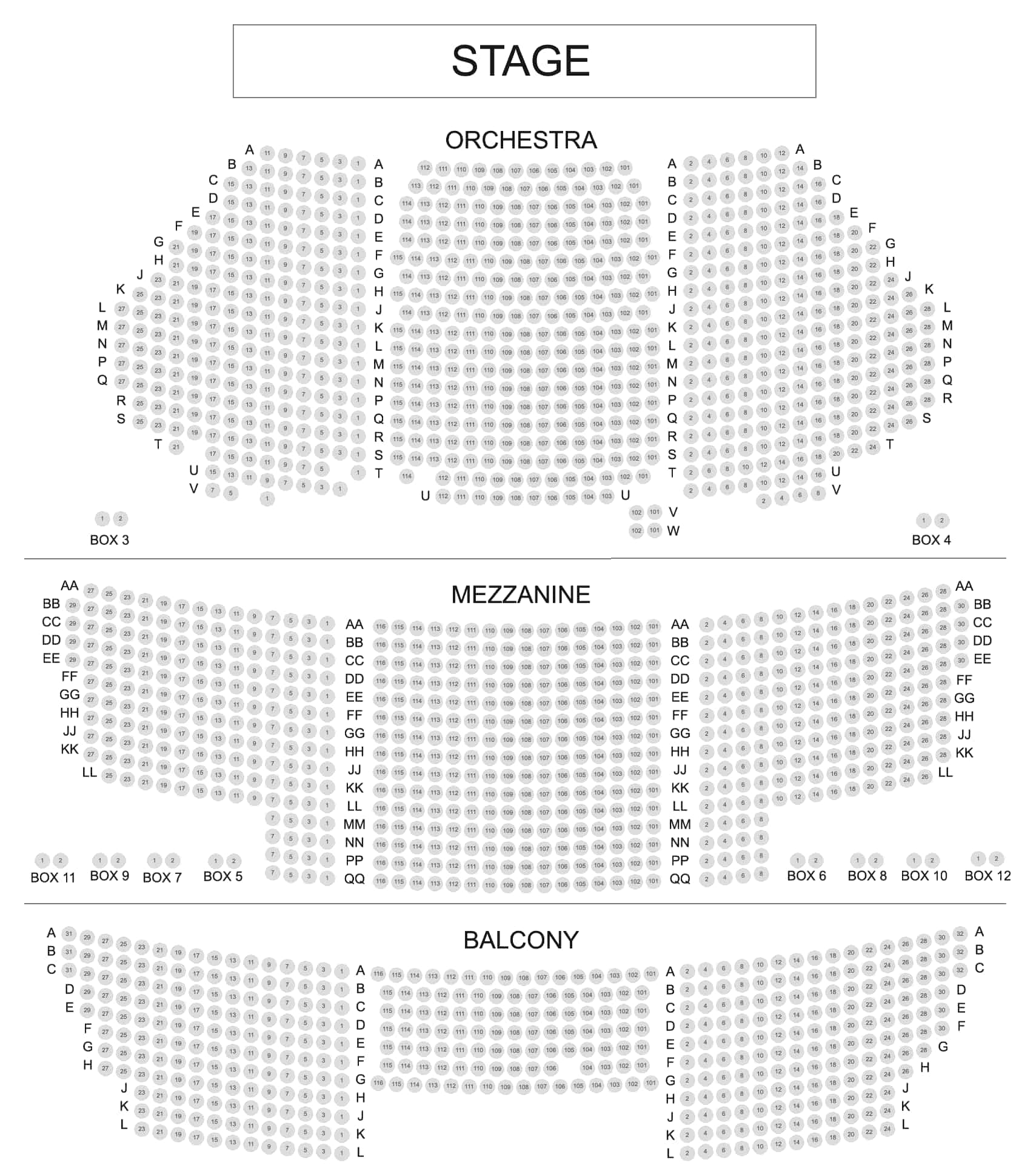 Inside New Amsterdam Theatre — view 1