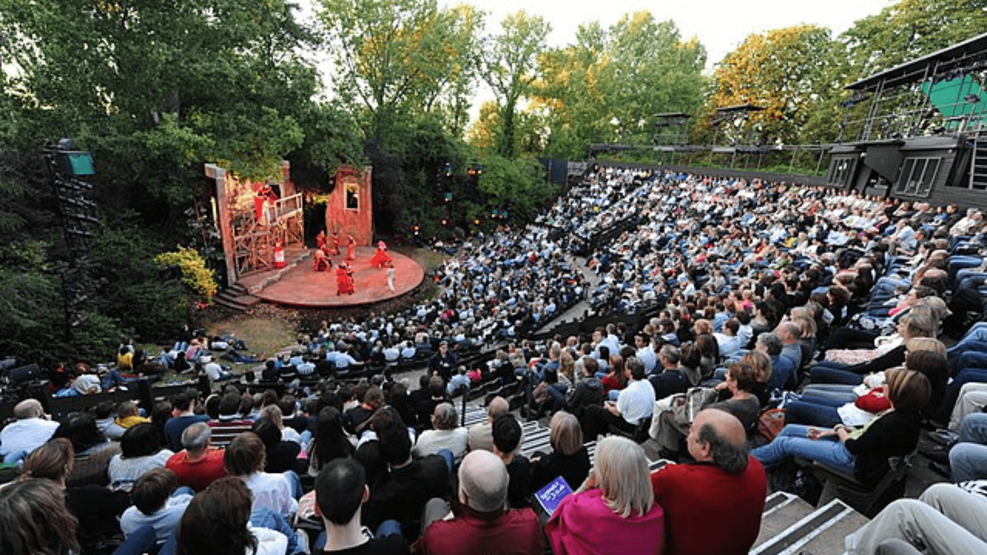 Inside Regent's Park Open Air Theatre — view 2