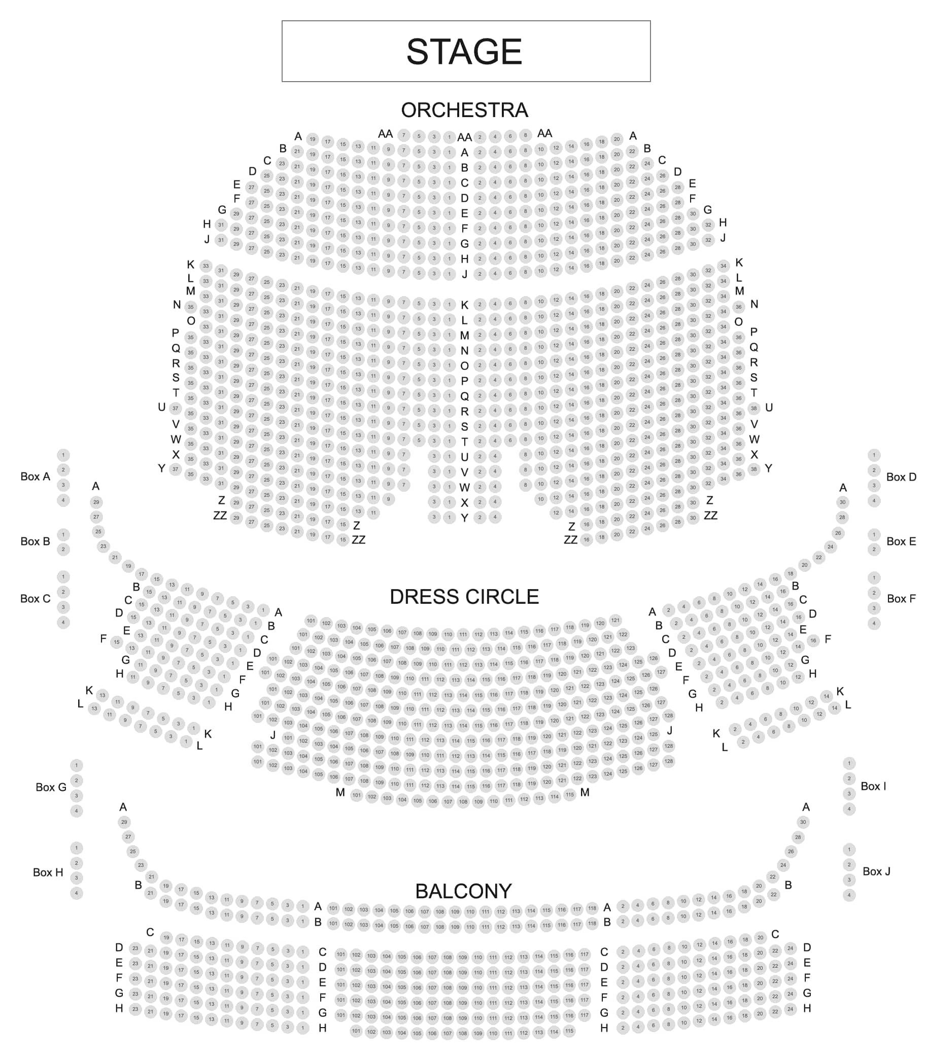 Inside Lyric Theatre — view 1