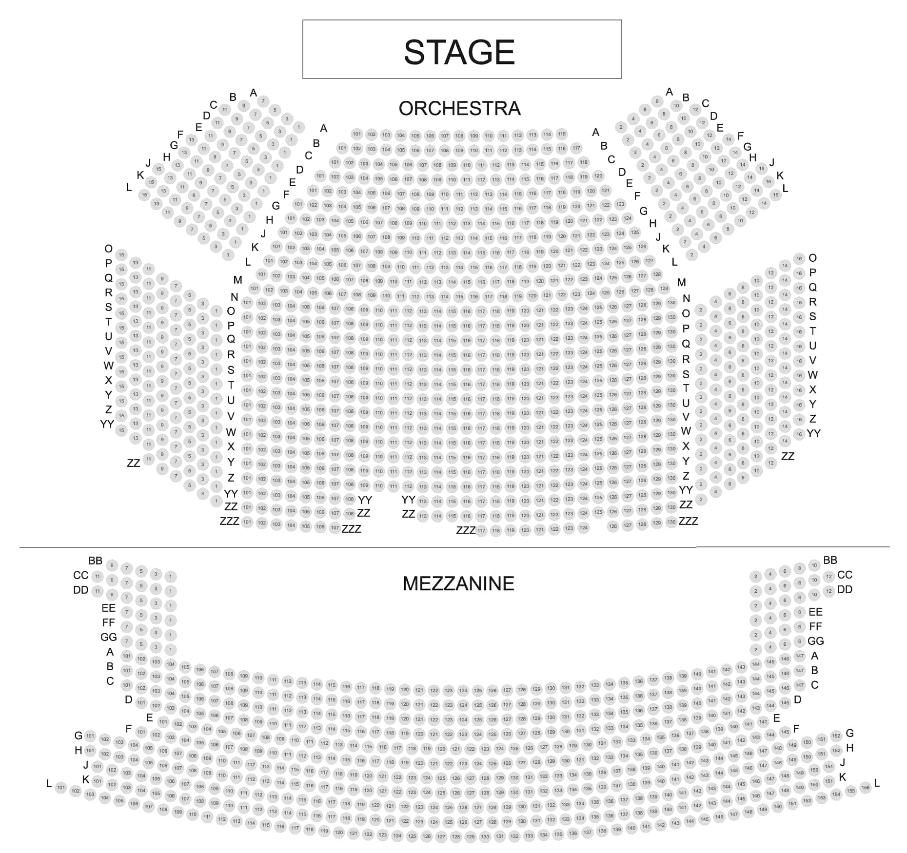 Inside Minskoff Theatre — view 1