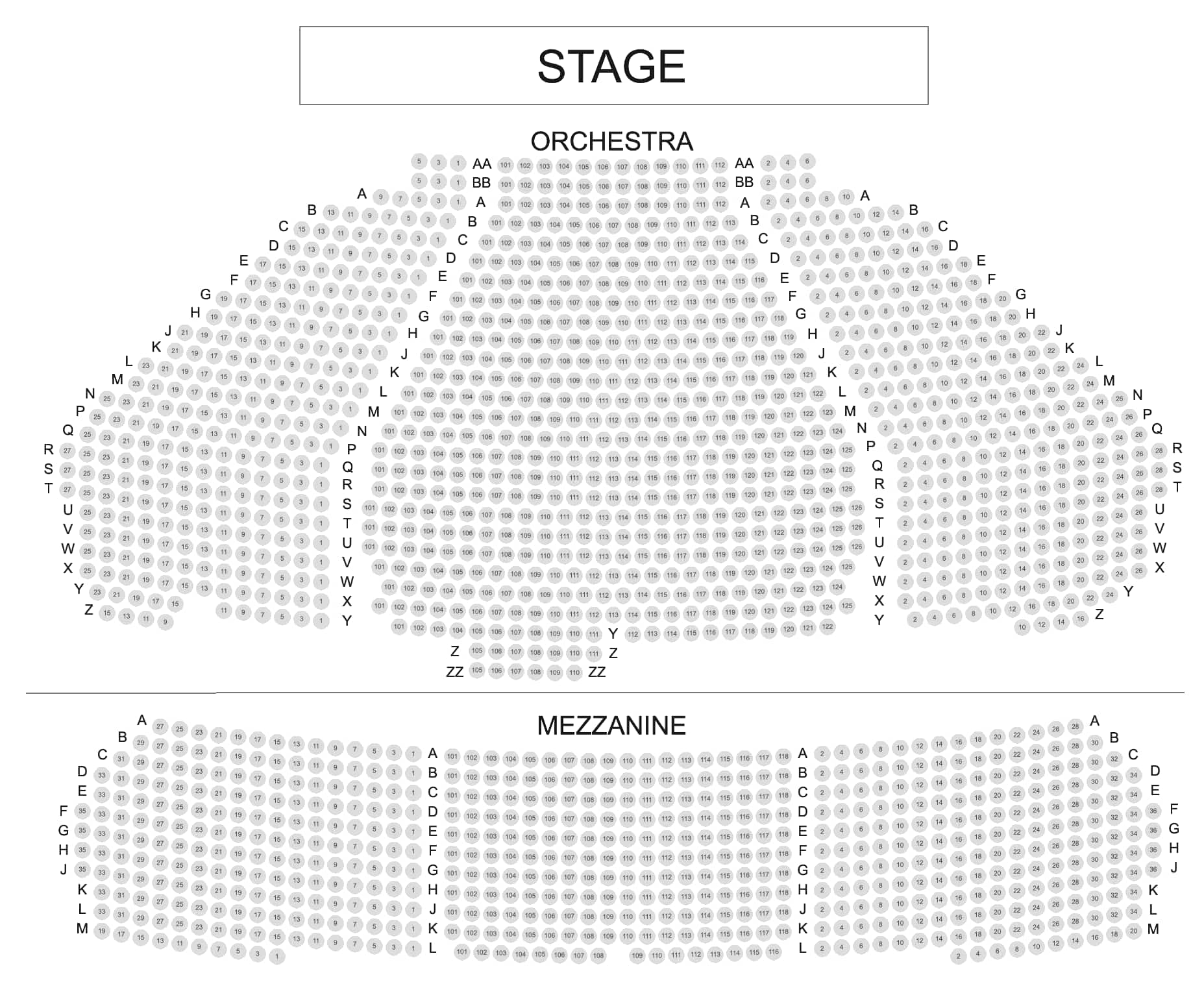 Inside Marquis Theatre — view 1