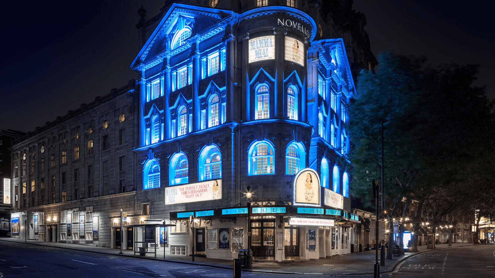 Inside Novello Theatre — view 1