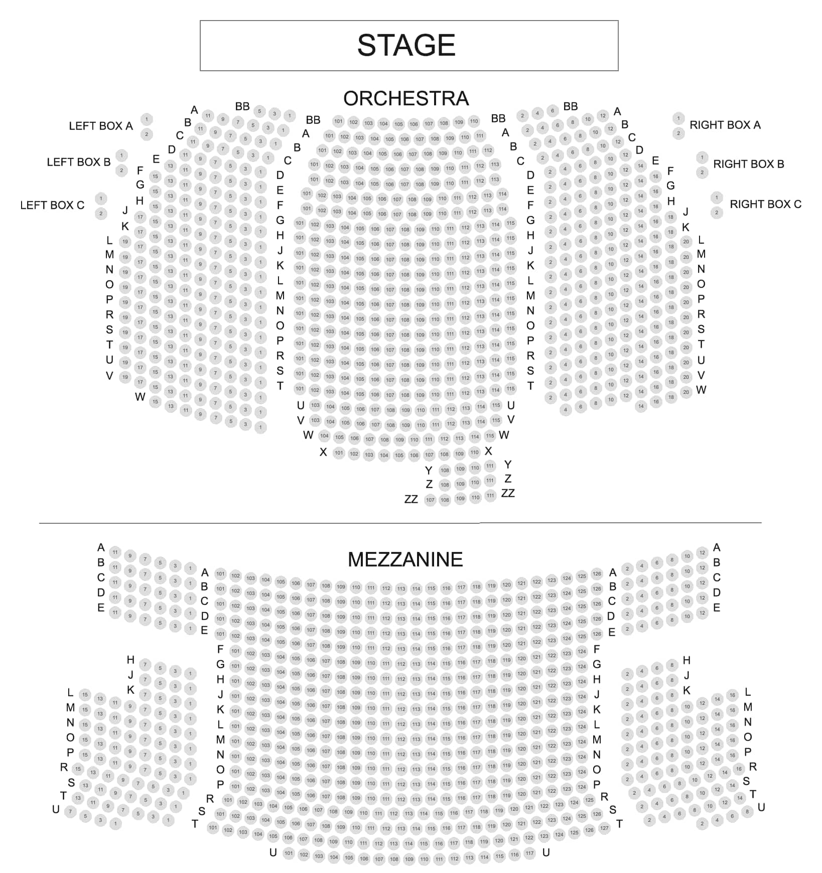 Inside Neil Simon Theatre — view 1
