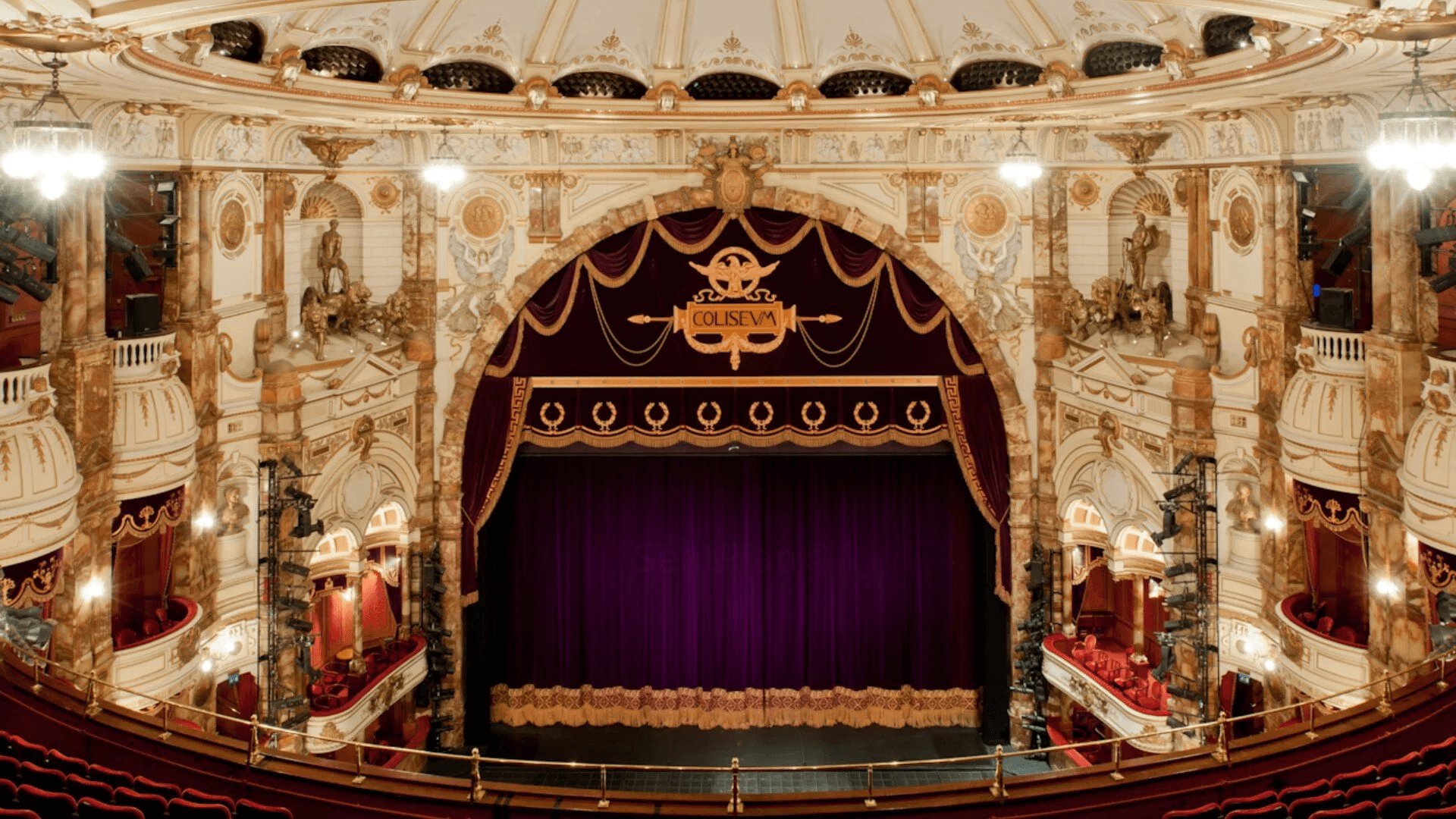 Inside London Coliseum — view 2