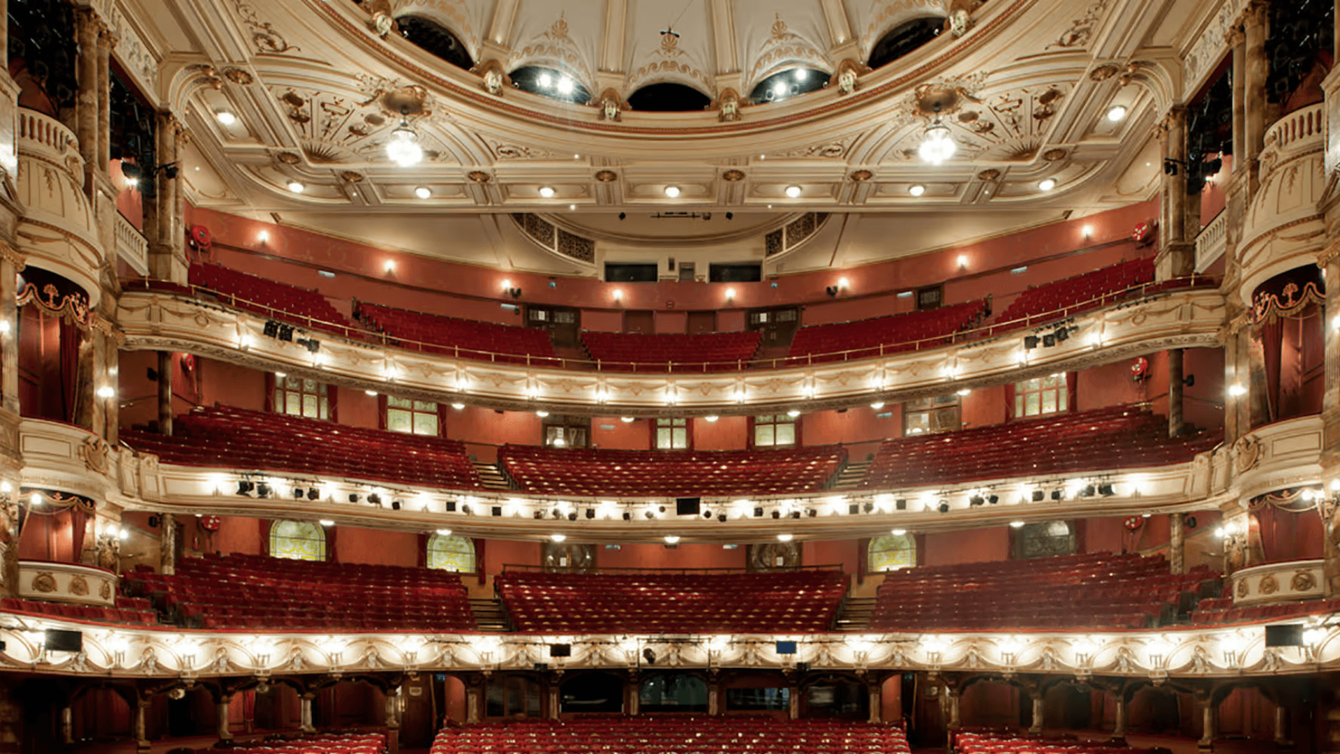 Inside London Coliseum — view 1