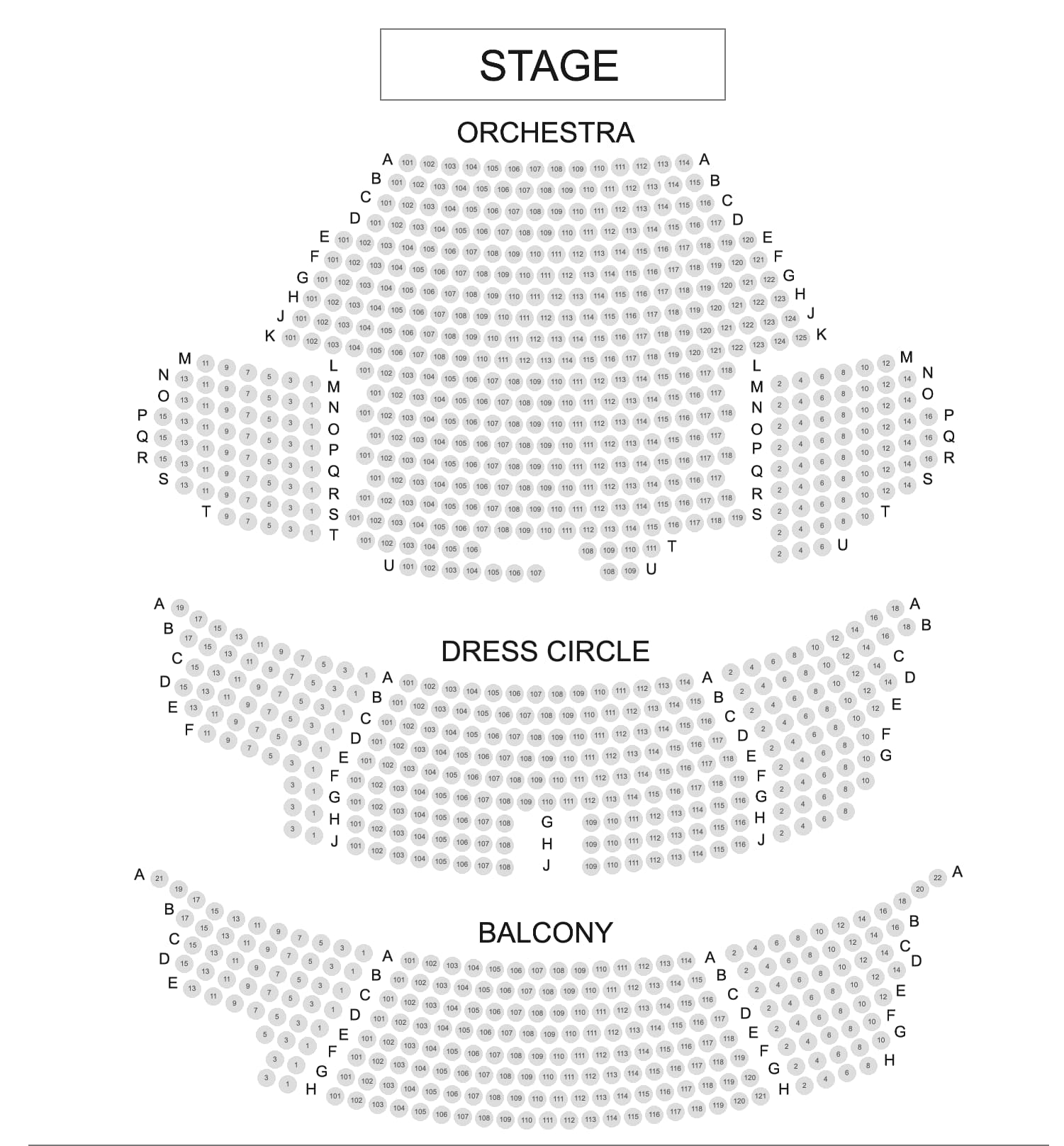 Inside Hudson Theatre — view 1